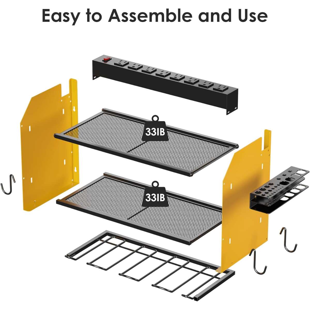 CCCEI Modular Power Tool Organizer Wall Mounted Charging Station.