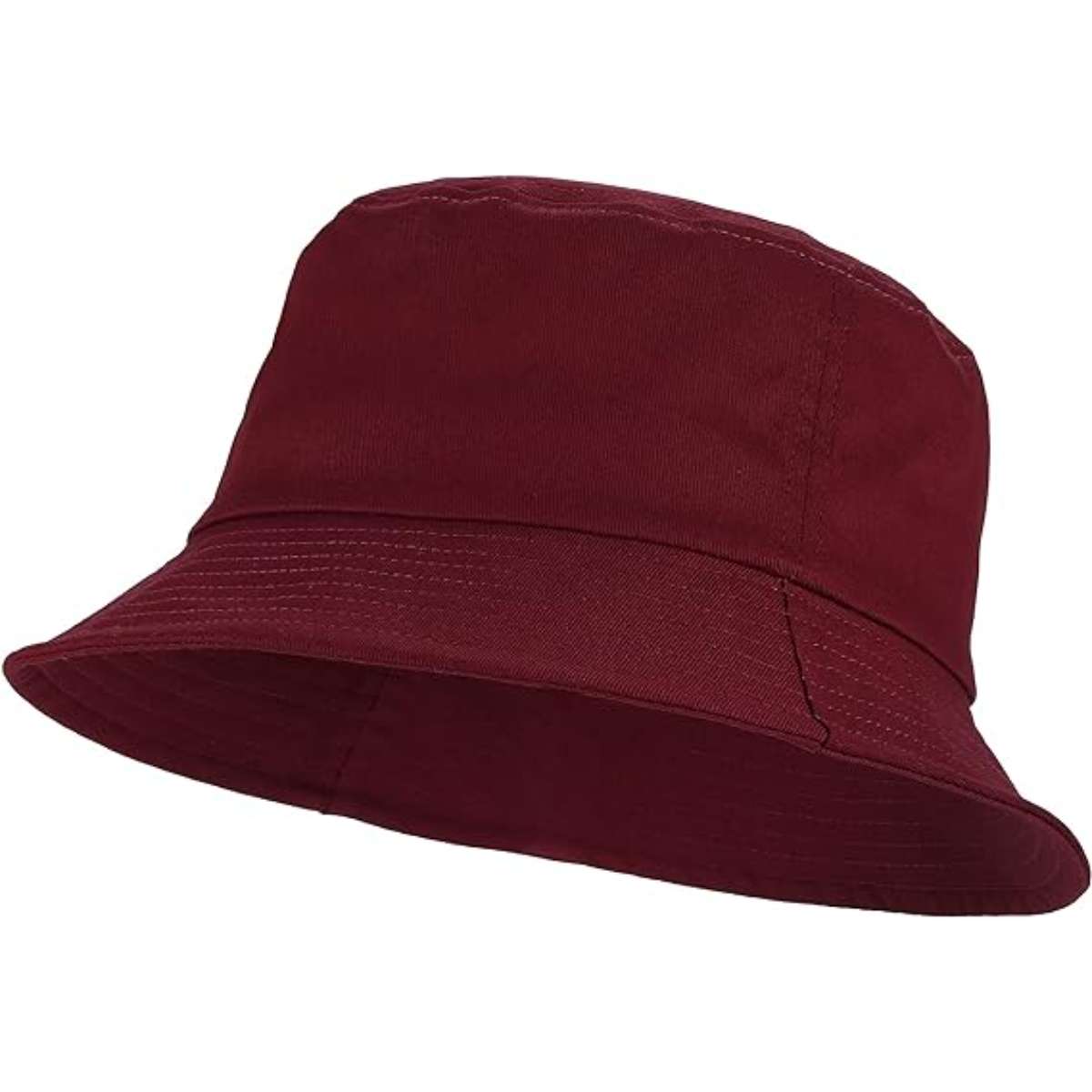 Umeepar Unisex Cotton Packable Bucket Hat Sun Hat Plain Colors for Men Women
