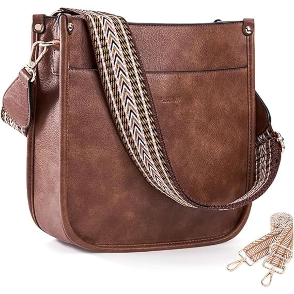 HKCLUF Women's Crossbody Bag Vegan Leather Tote