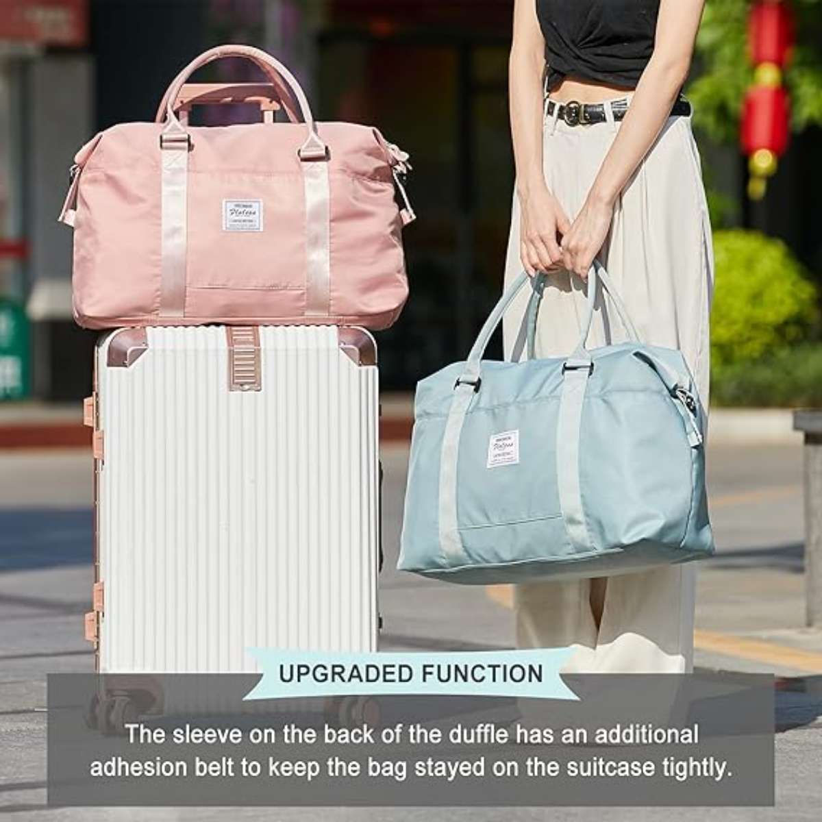 Travel duffle bags, sports tote bags, gym bags