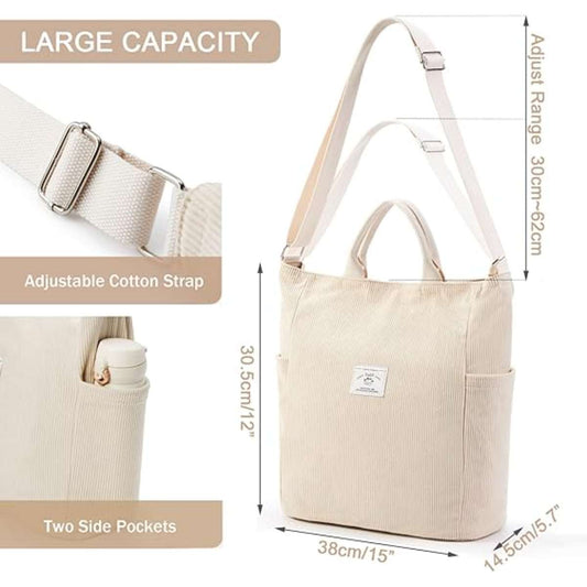 Calidi corduroy tote bag