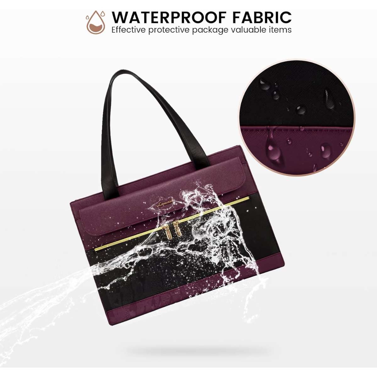 LOVEVOOK Women's Laptop Bag 15.6 inches