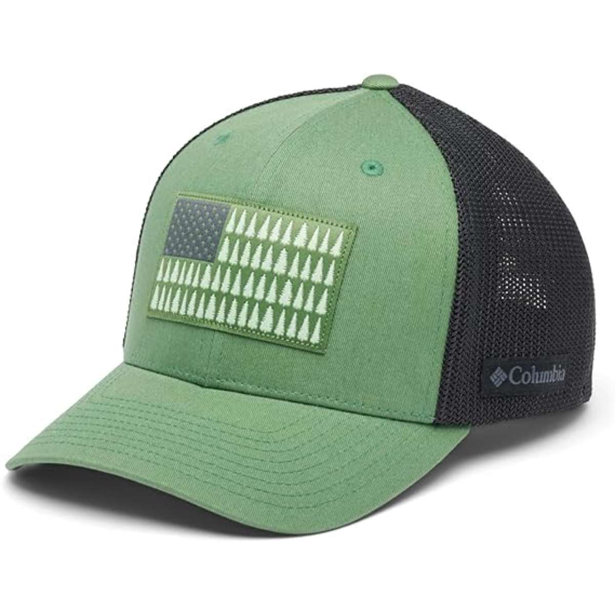 Columbia Unisex-Adult Tree Flag Mesh Ball Cap - High Crown