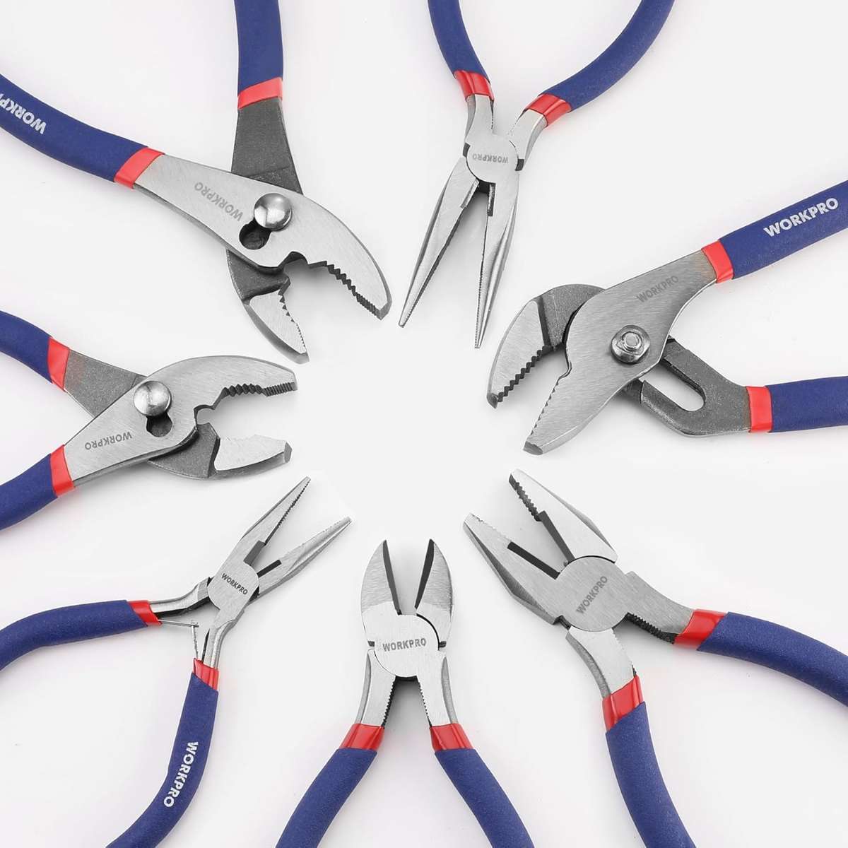 7-Piece Workpro Pliers Set