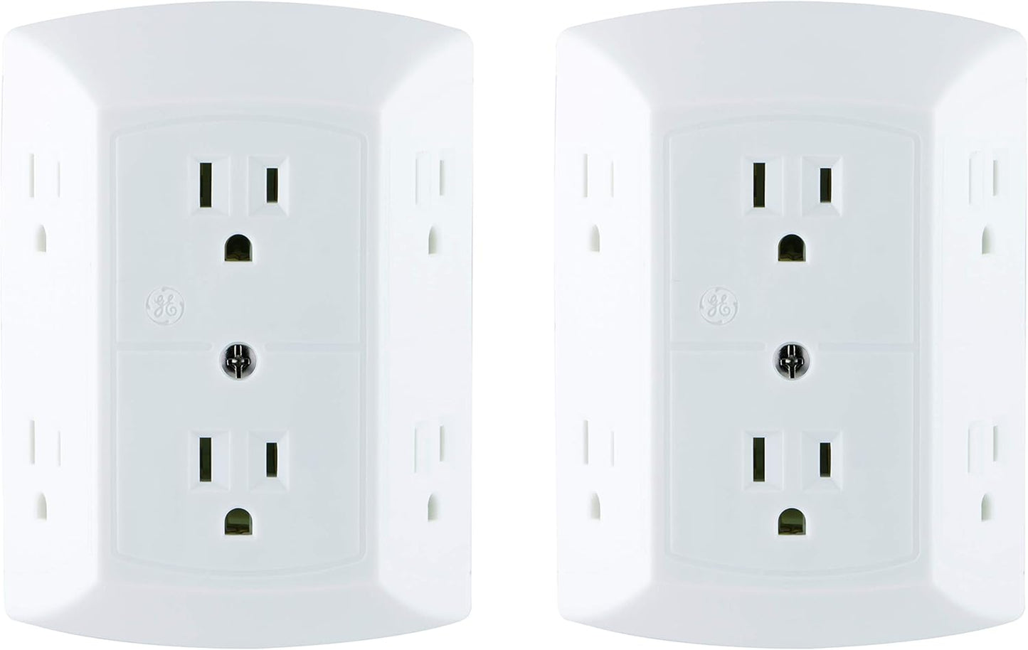 GE 6 Socket Extender, White, 40222