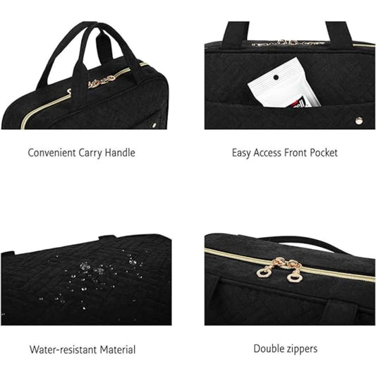 BAGSMART toiletry bag travel bag with hook