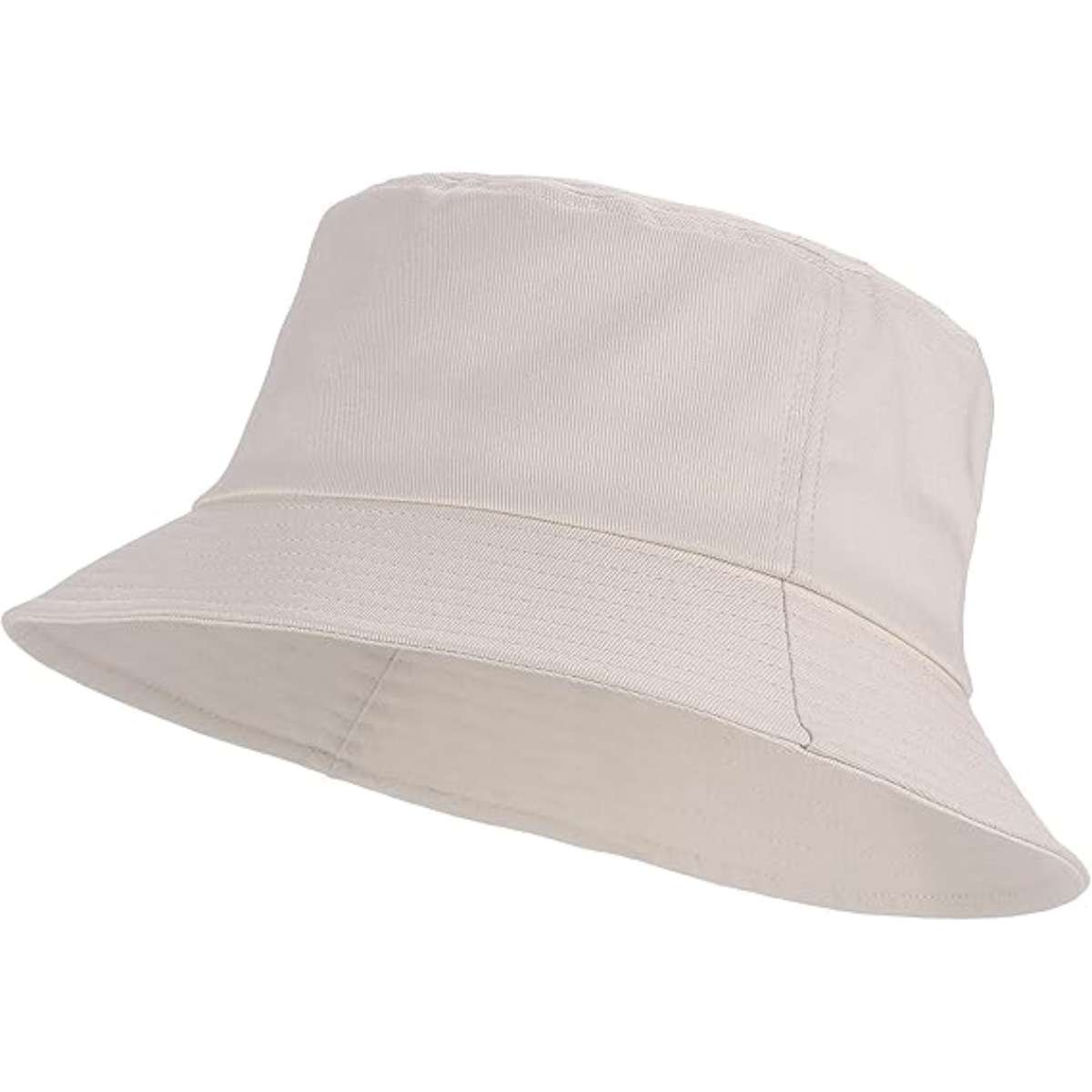 Umeepar Unisex Cotton Packable Bucket Hat Sun Hat Plain Colors for Men Women