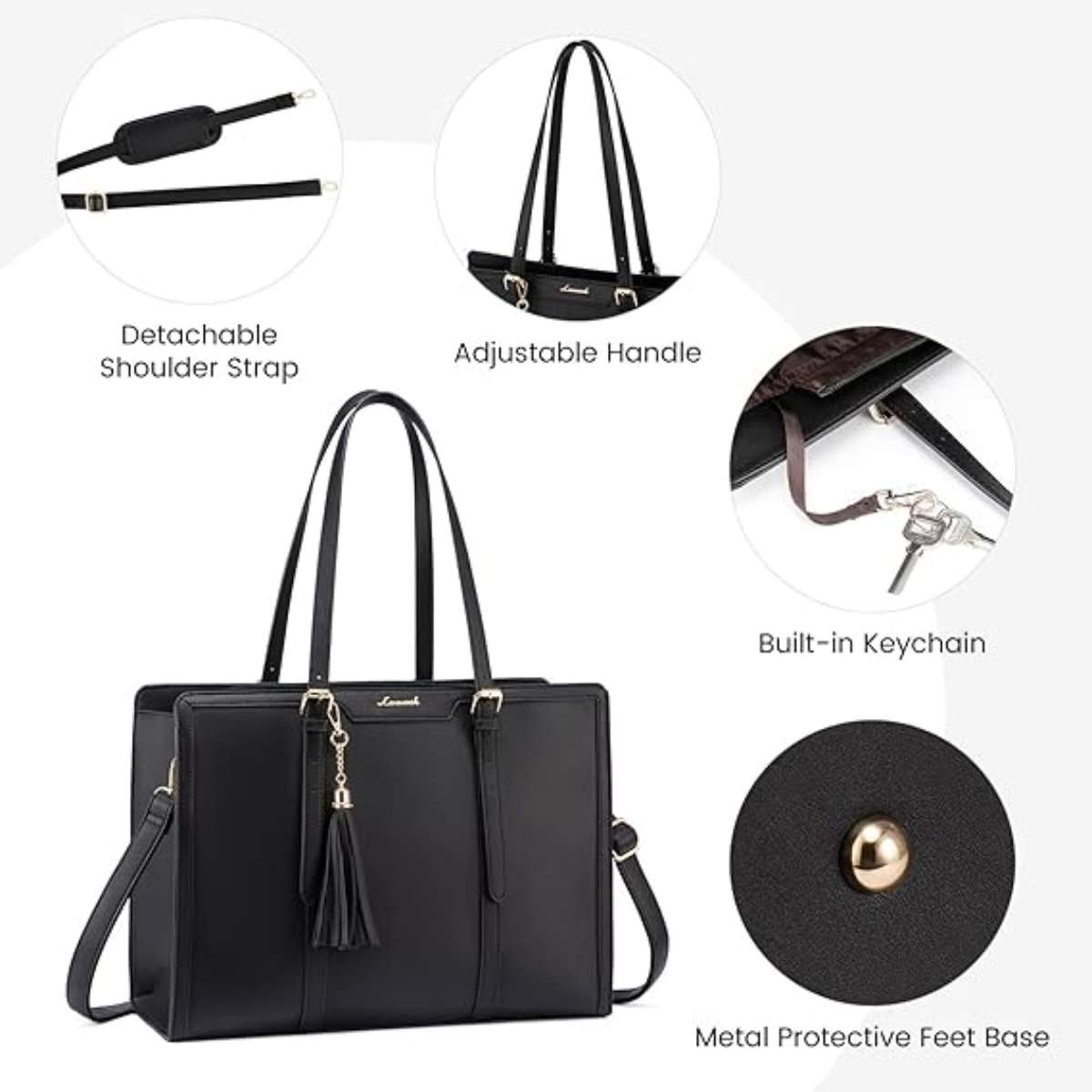 LOVEVOOK Women's Laptop Tote