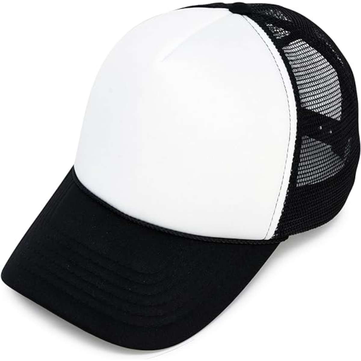 Dalix two-tone trucker hat summer mesh cap