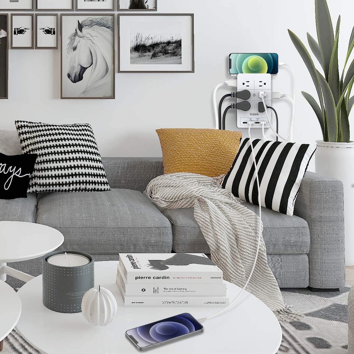 Multi-Plug Socket Surge Protector Nikleb