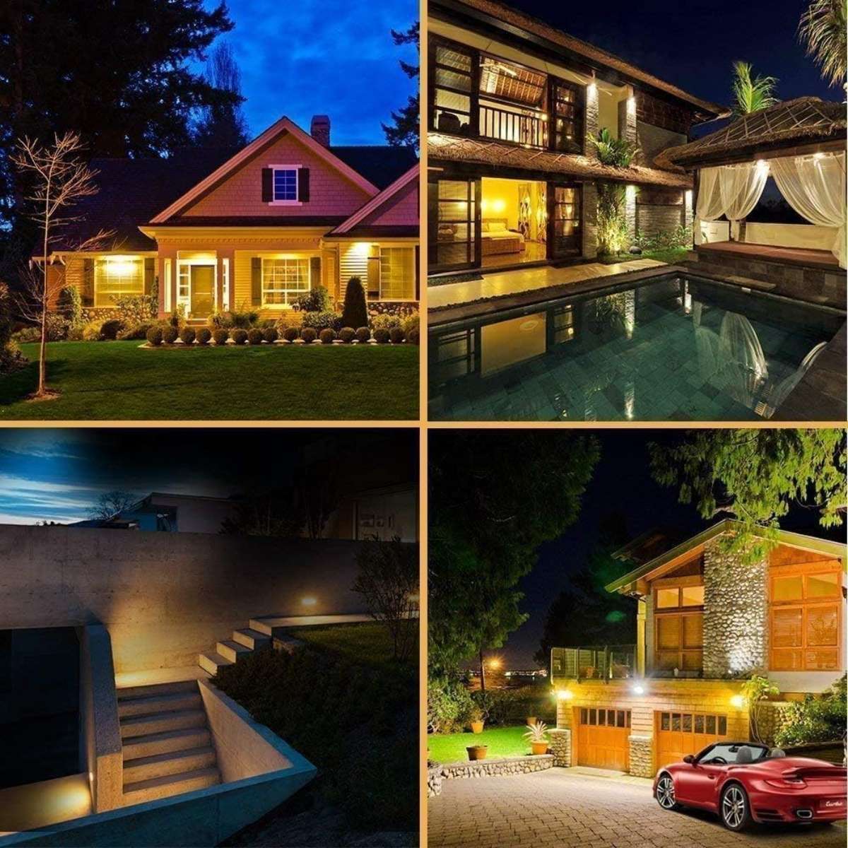Aootek Solar Light Outdoor 182 Leds 2500Lm