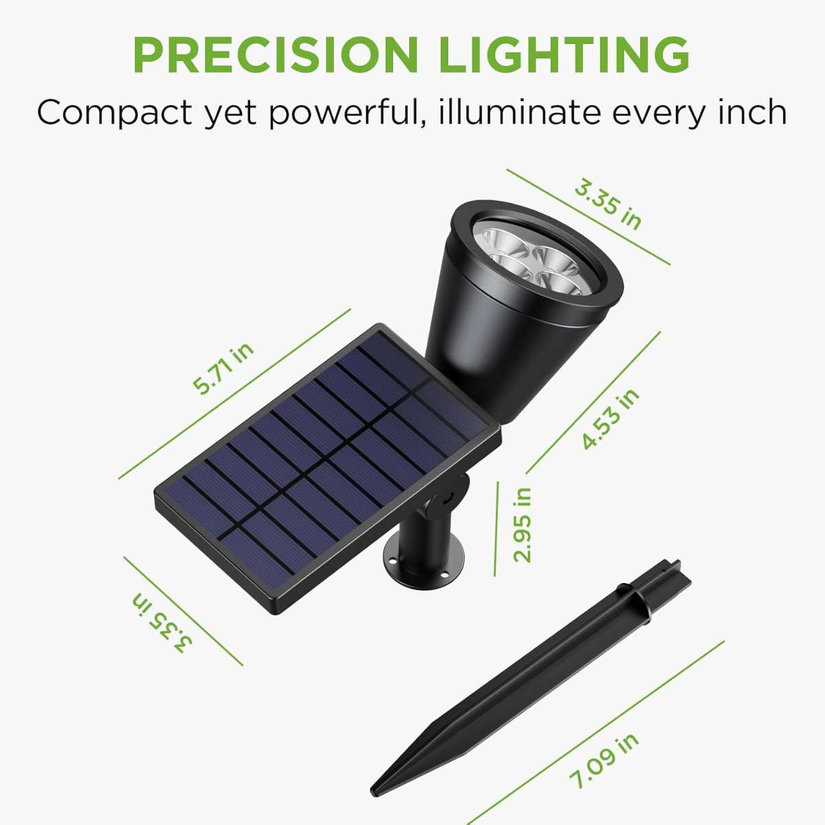 InnoGear Solar Light Outdoor Waterproof Solar Garden Light (Warm White)