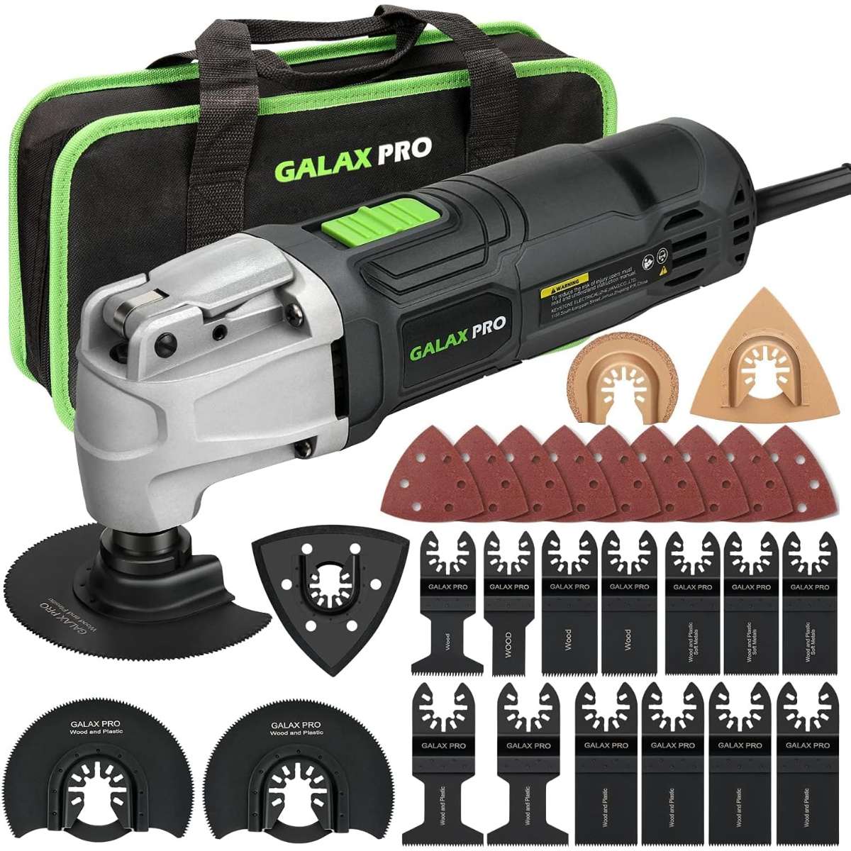 GALAX PRO 2.4Amp 6 Variable Speed Swing Multi-Tool Kit