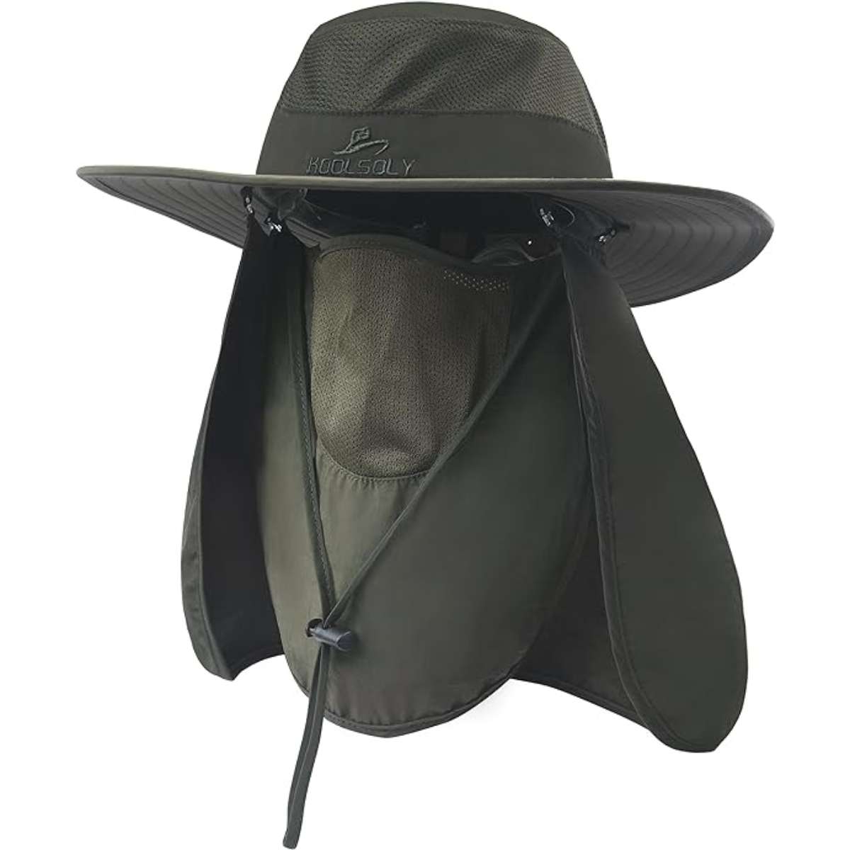 KOOLSOLY fishing hat with UPF 50+ sun protection