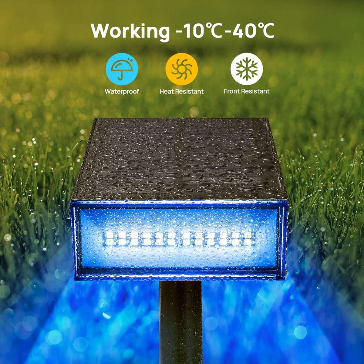 Consciot Outdoor Solar Lights, Outdoor Solar Spotlights, 4 Pack