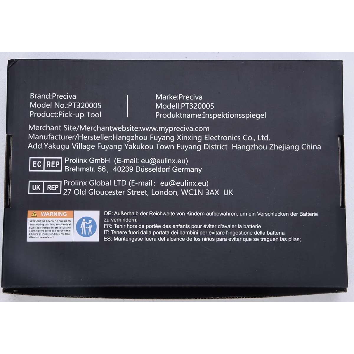 Preciva 5PCS Magnetic Retractable Pickup Kit (Battery Included)