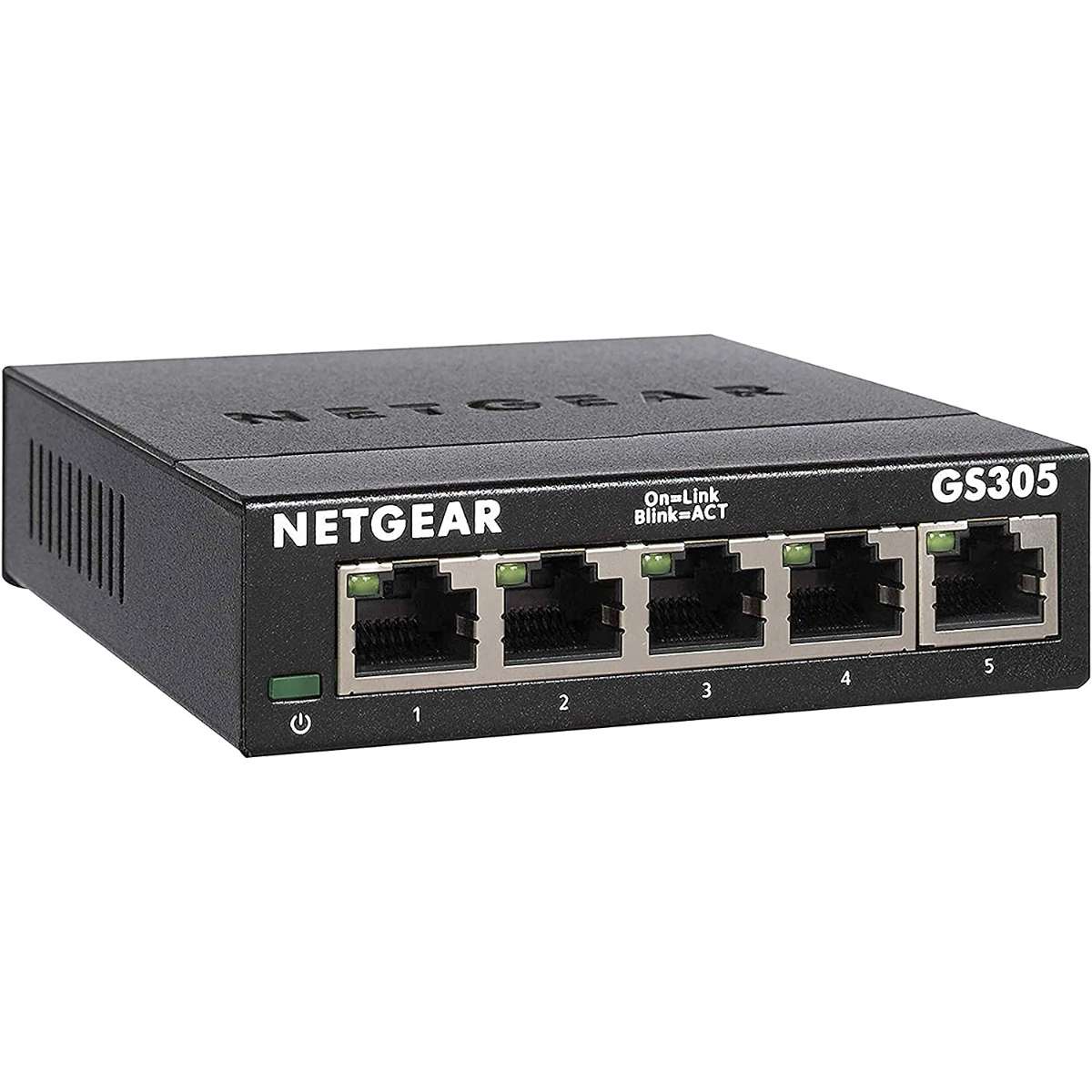 NETGEAR 5-Port Gigabit Ethernet Unmanaged Switch (GS305)