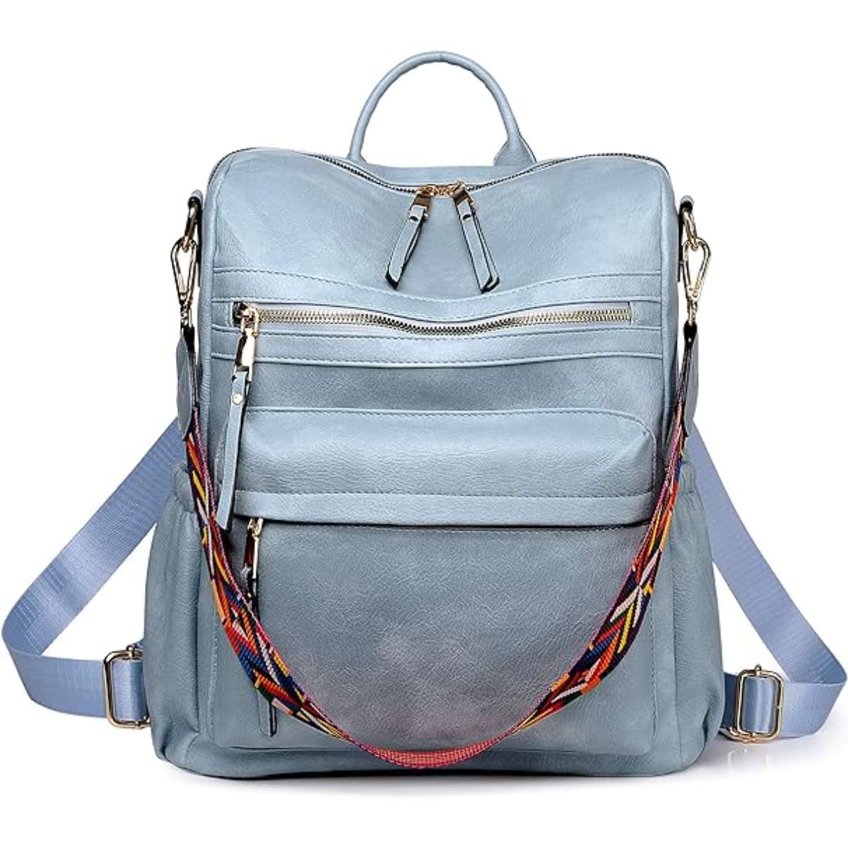 Dora & Liz Women's Backpack Wallet Stylish Leather