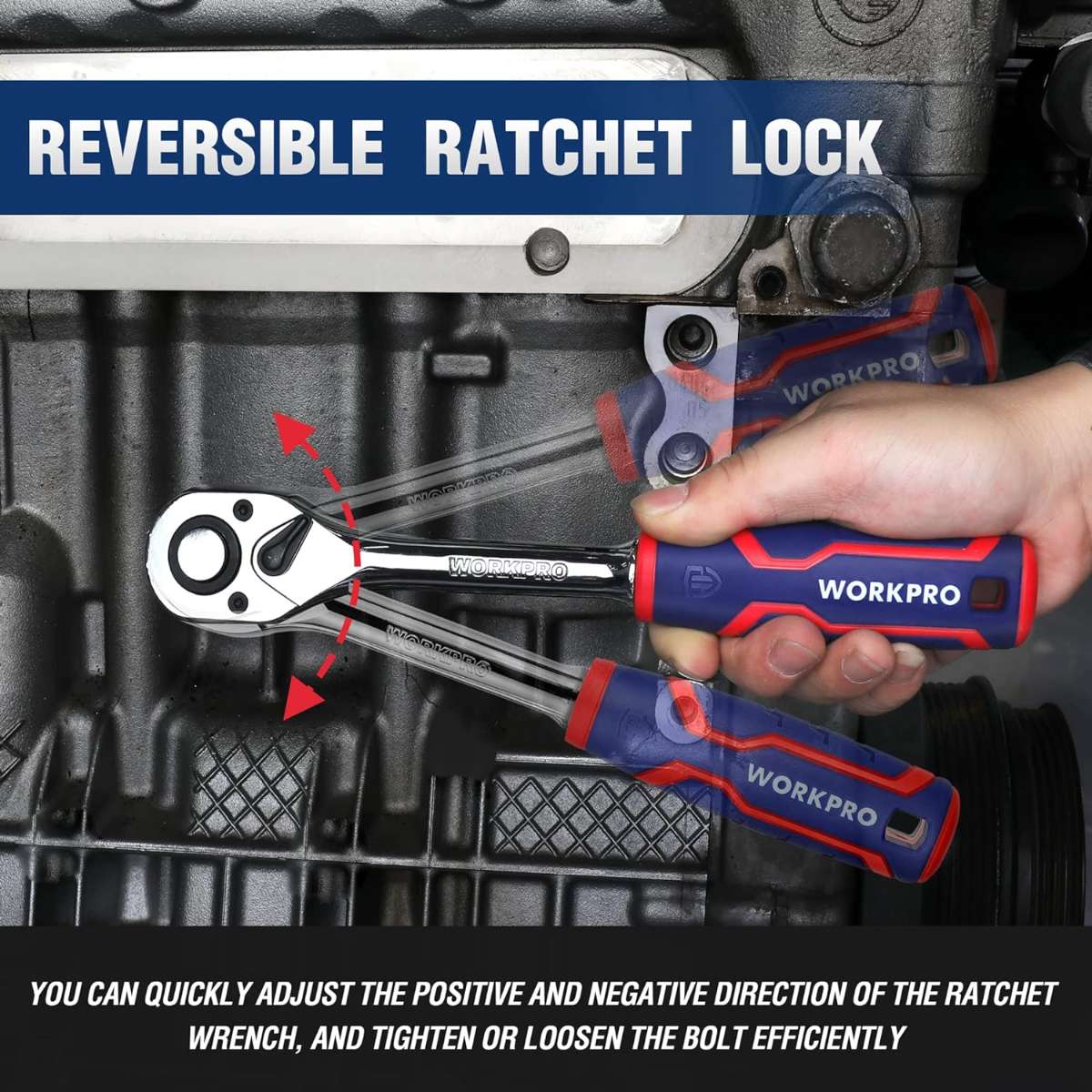 WORKPRO 3-PIECE RATCHET KIT