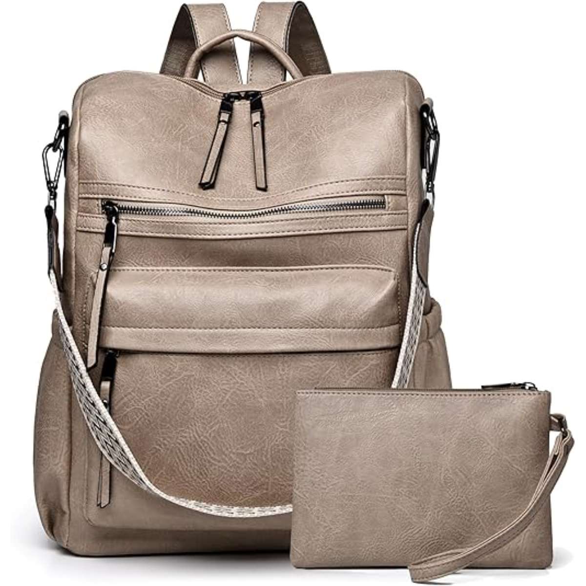 Dora & Liz Women's Backpack Wallet Stylish Leather