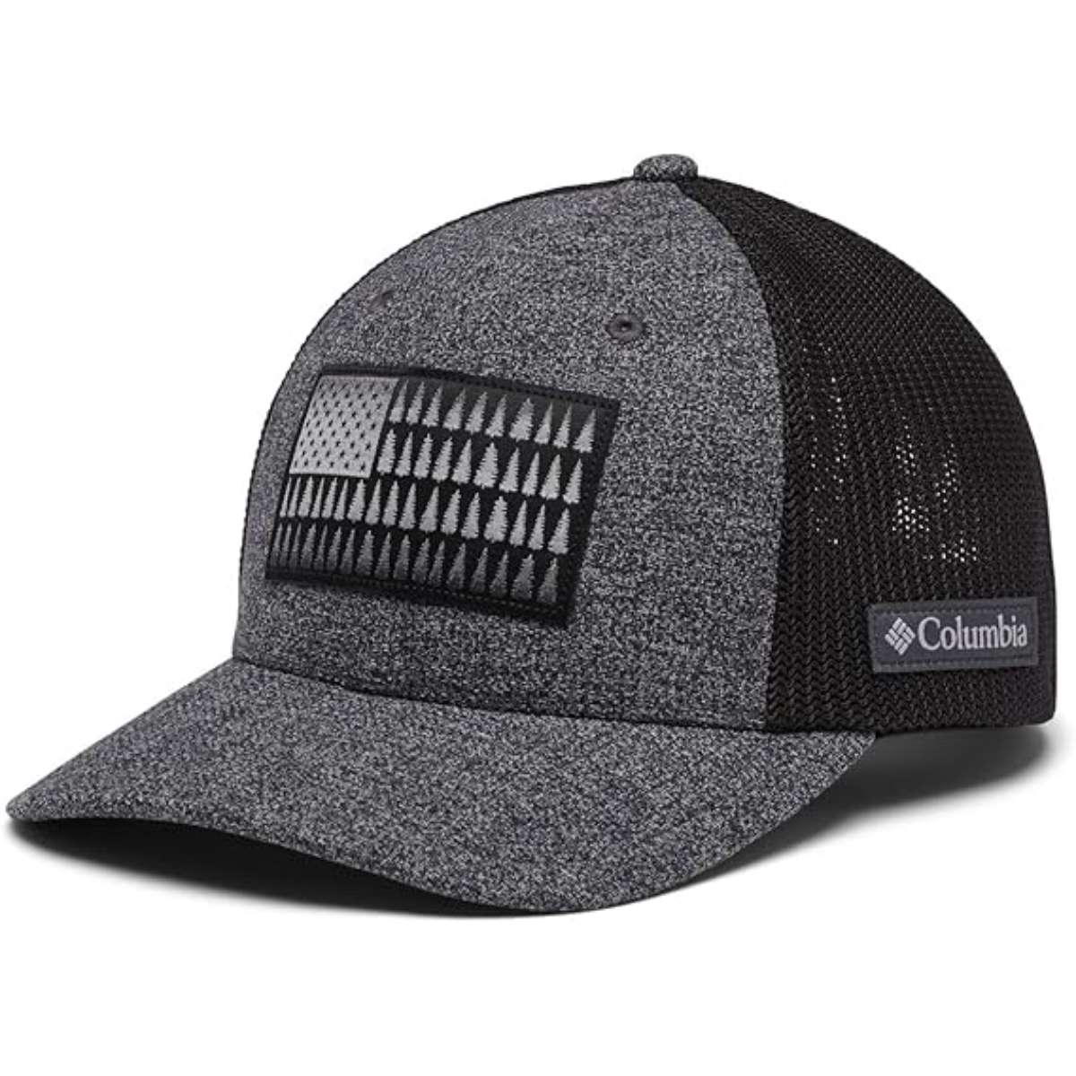 Columbia Unisex-Adult Tree Flag Mesh Ball Cap - High Crown