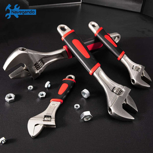 Navegando adjustable wrench, set of 4 wrenches