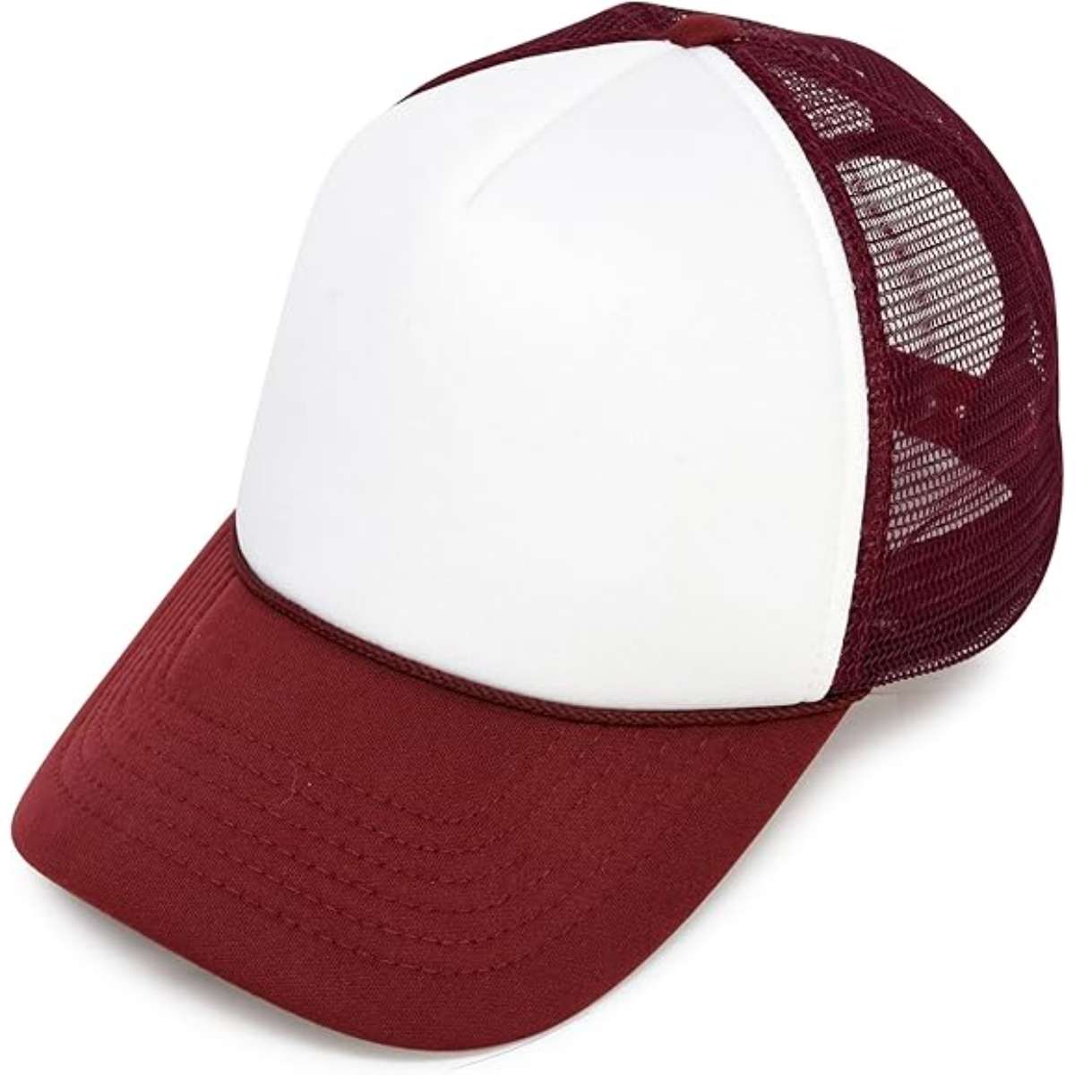 Dalix two-tone trucker hat summer mesh cap