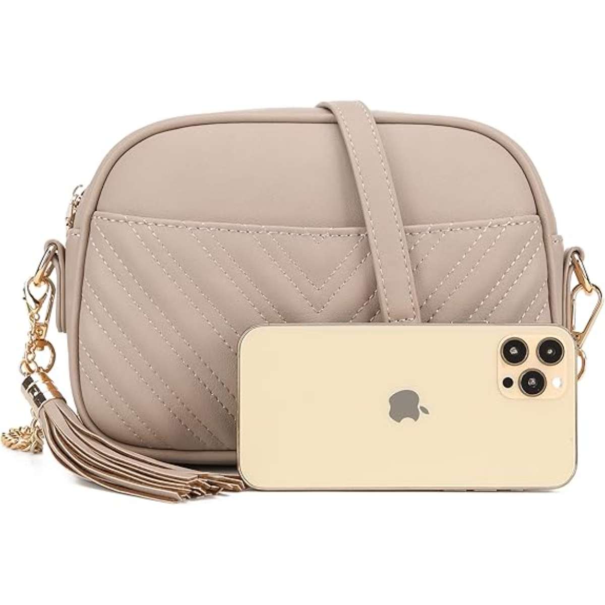 lola mae Quilted Crossbody Bag, Trendy Design Shoulder Purse