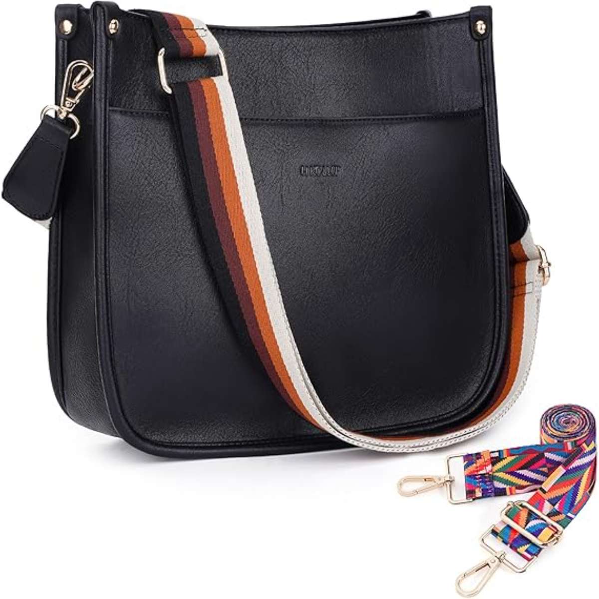 HKCLUF Women's Crossbody Bag Vegan Leather Tote