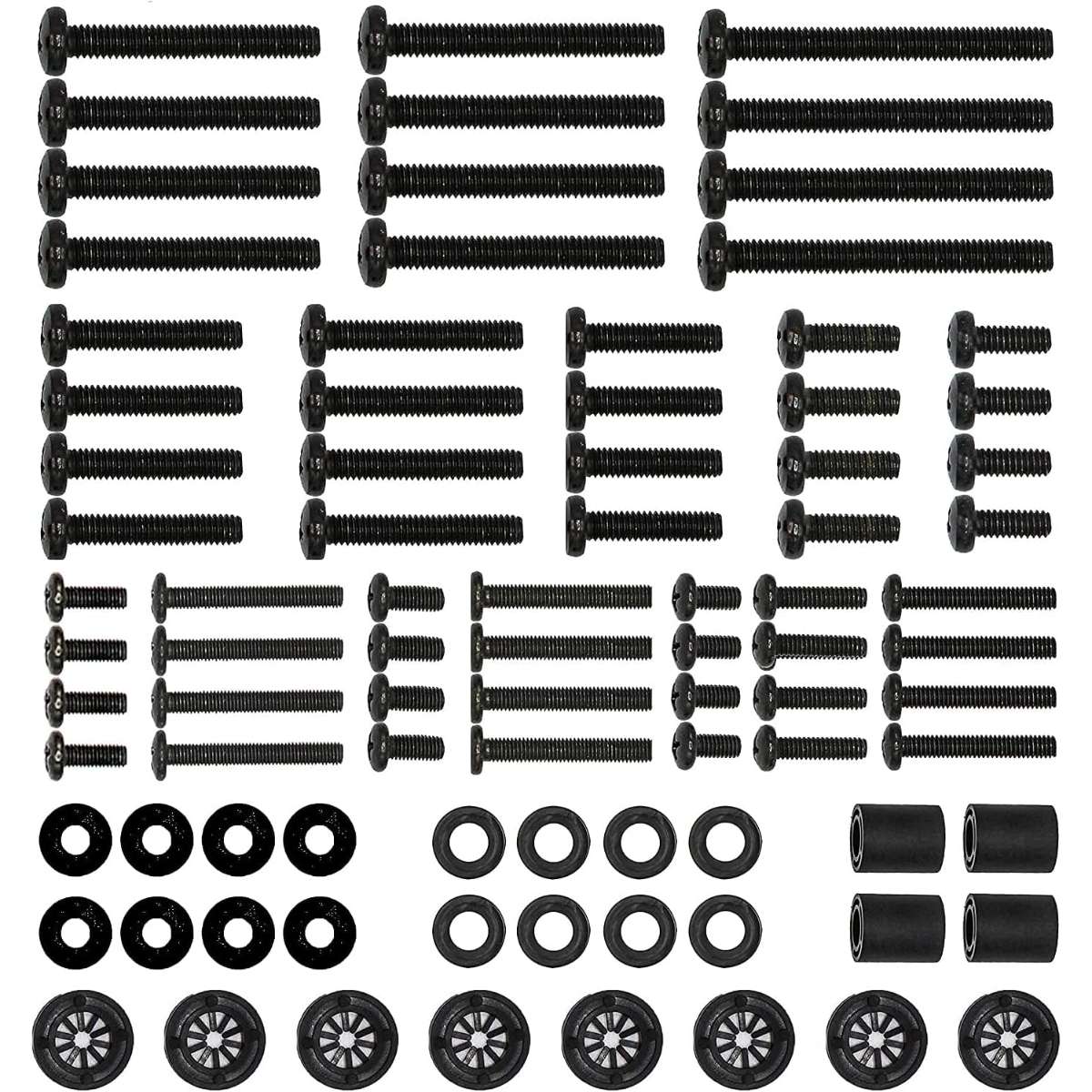 WALI Universal TV Mounting Hardware Kit Package, Black