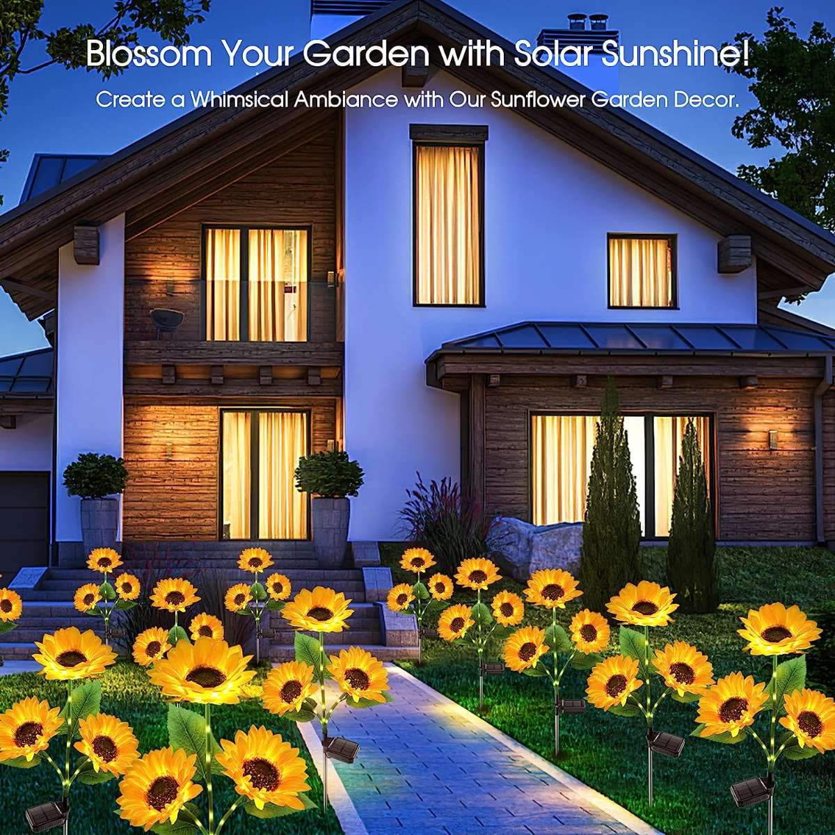 KOOPER Solar Lights Outdoor Garden Decoration