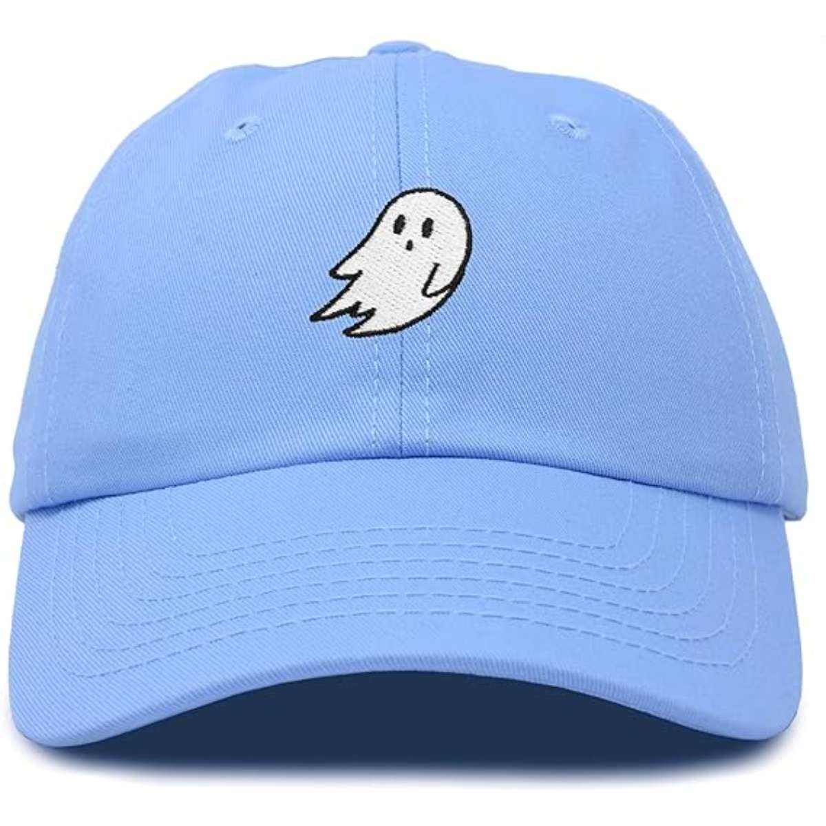 DALIX Ghost Embroidery Dad Hat Baseball Cap Cute Halloween