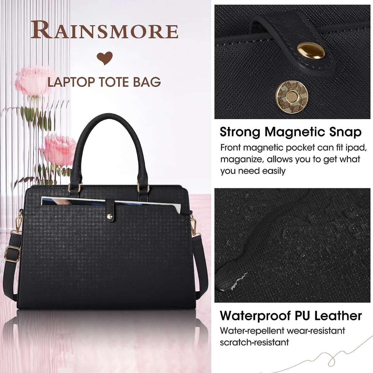 Women's laptop bag 15.6 inches