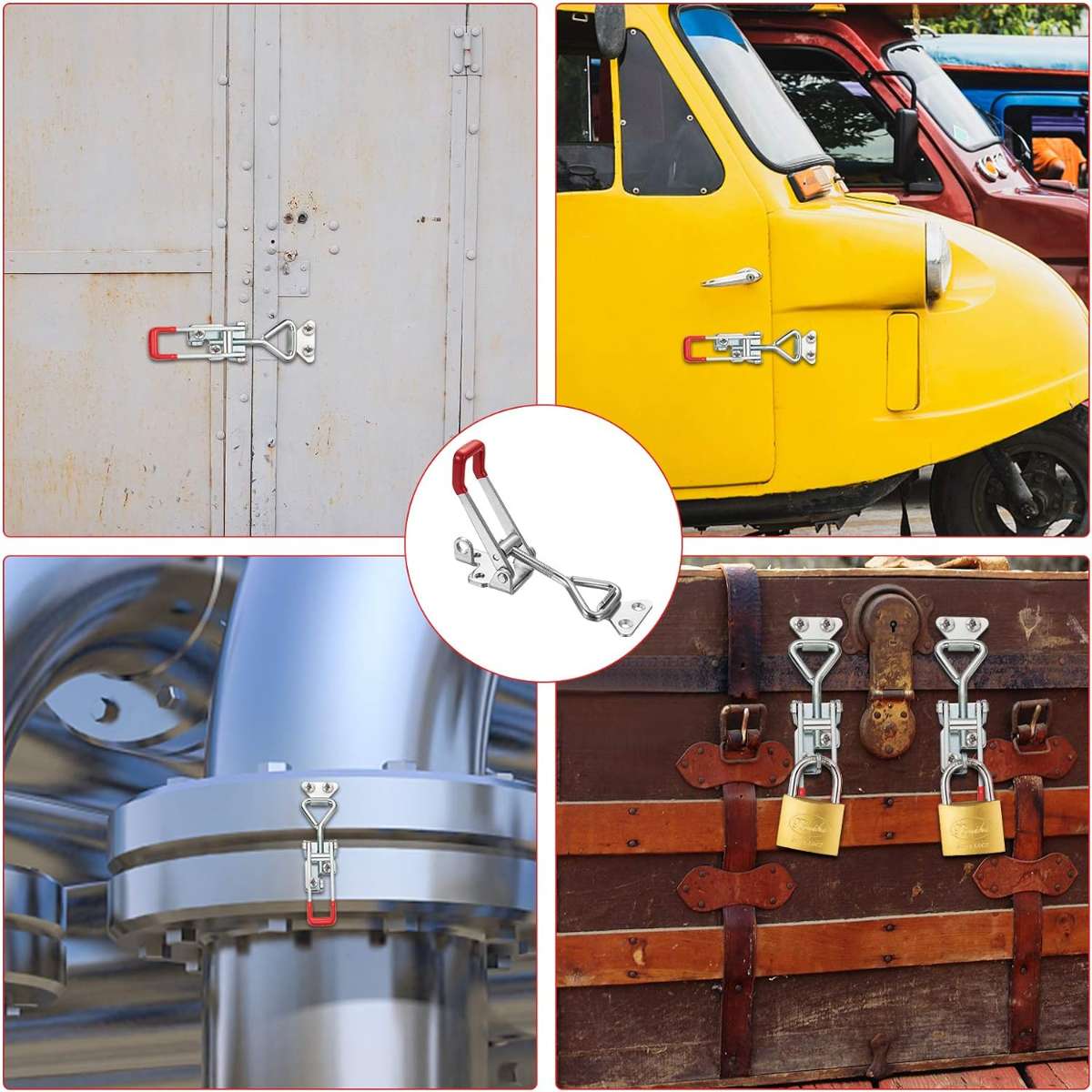 Accessbuy Heavy Duty Adjustable Toggle Latch Clamp 4003 Style (7.5")
