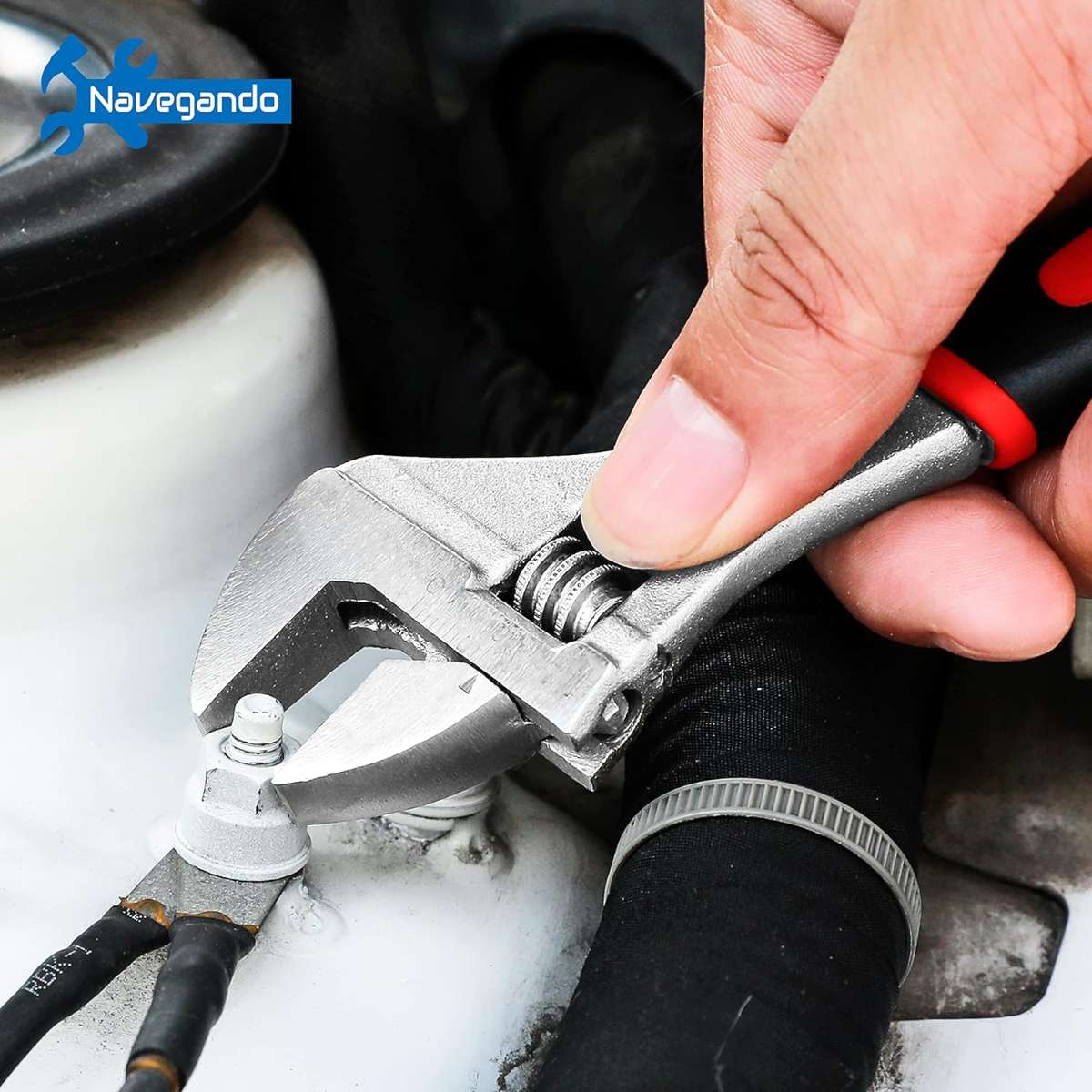 Navegando adjustable wrench, set of 4 wrenches