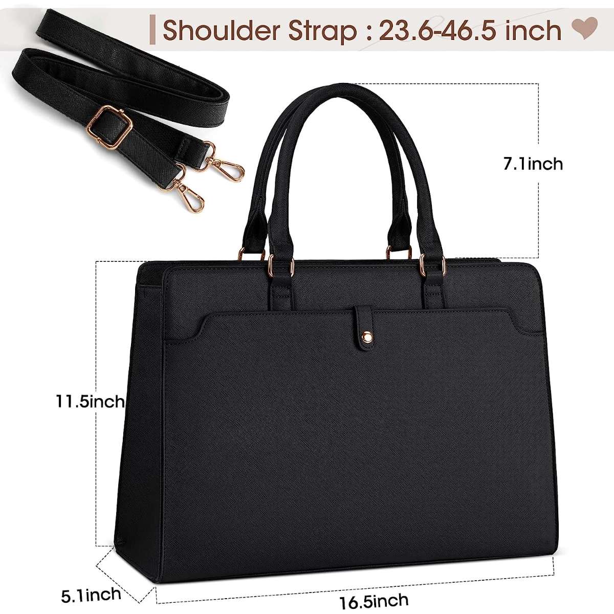 Women's laptop bag 15.6 inches