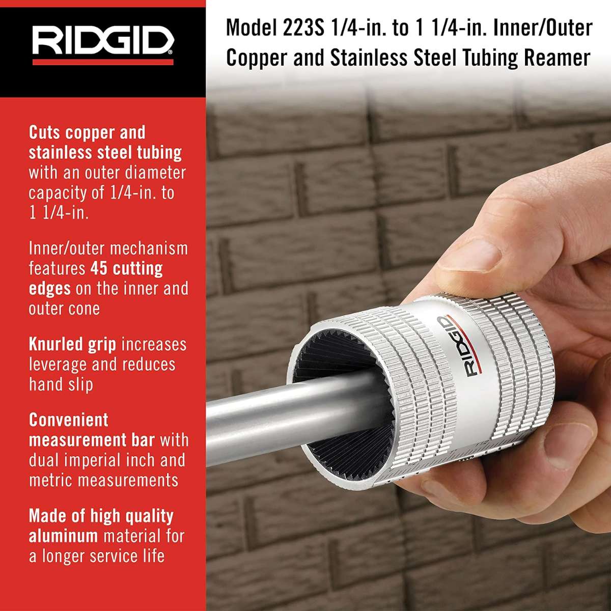 RIDGID 29983 Model 223S 1/4" to 1-1/4" Miniature