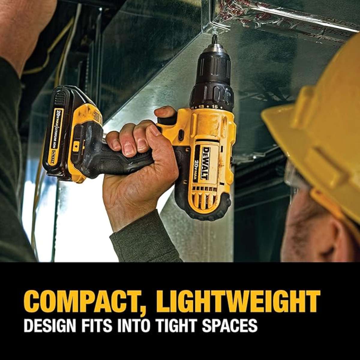 DEWALT 20V Max Rechargeable Drill/Screwdriver Kit, (DCD771C2)