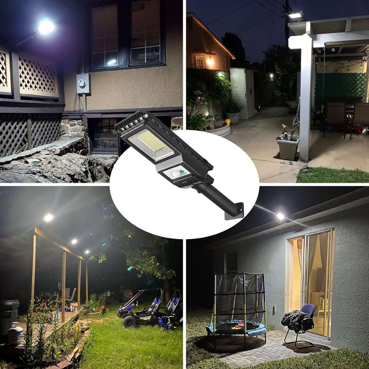 Engrepo Outdoor Solar Lights, 2 Pack