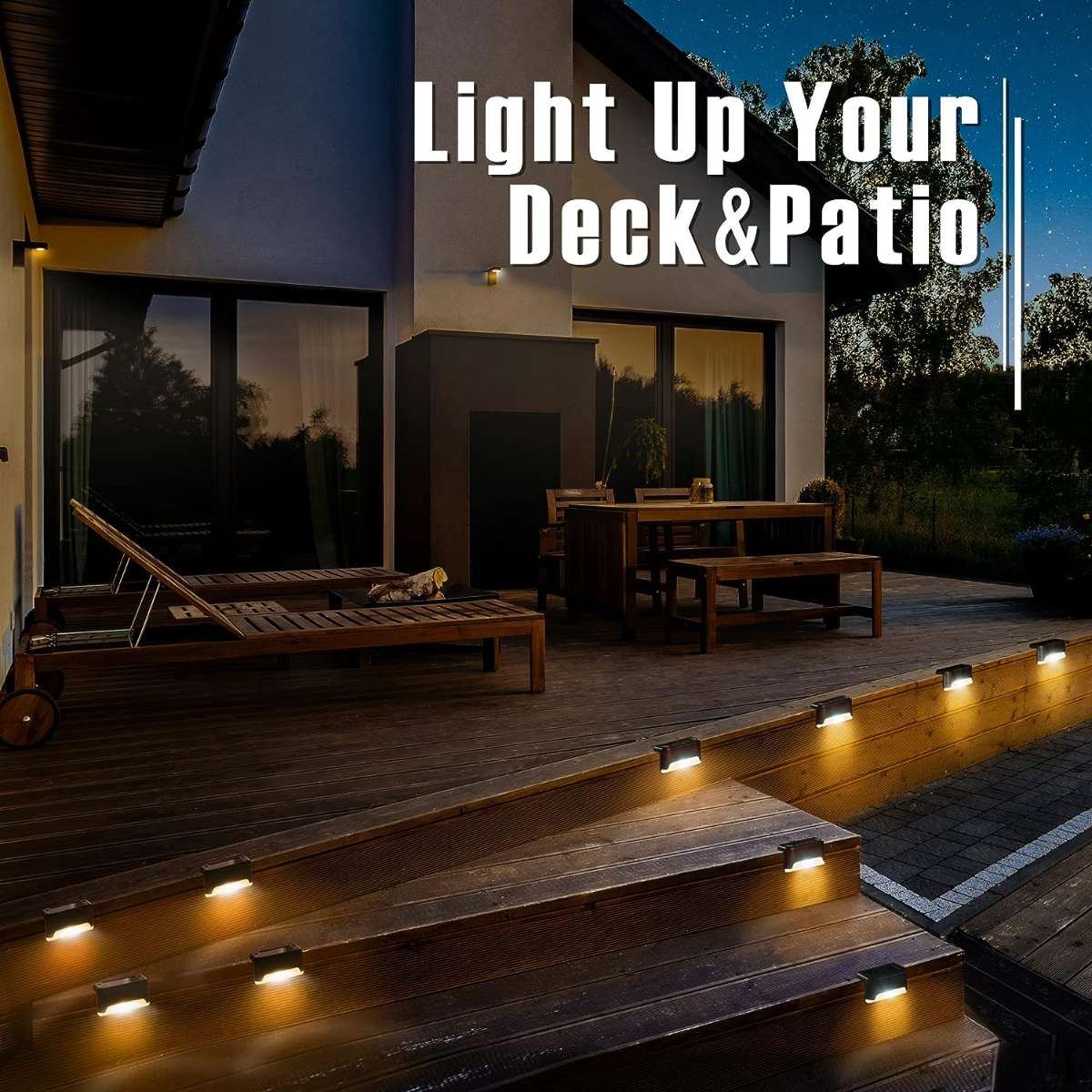 Jigalo Millade Solar Deck Light, (Warm White)