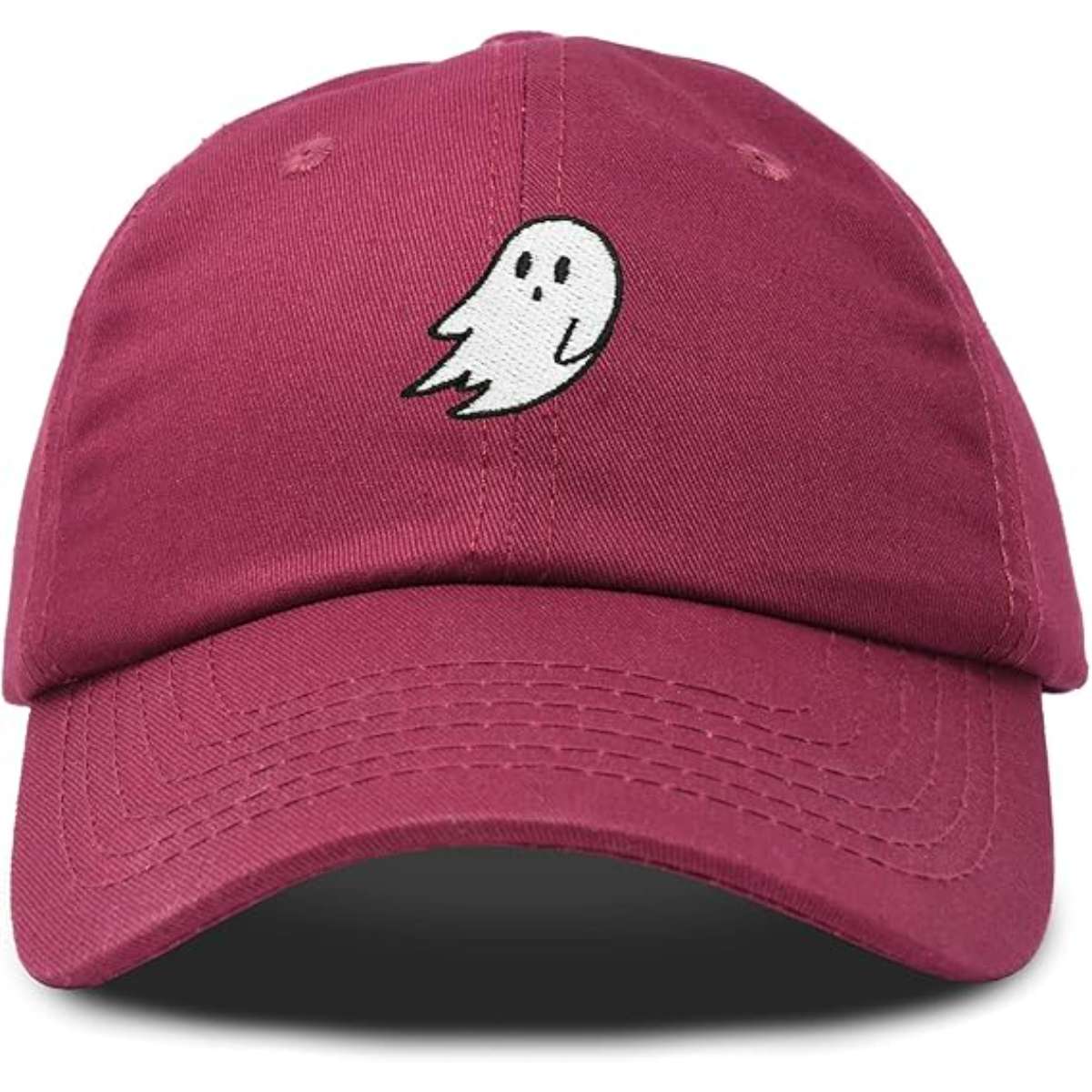 DALIX Ghost Embroidery Dad Hat Baseball Cap Cute Halloween