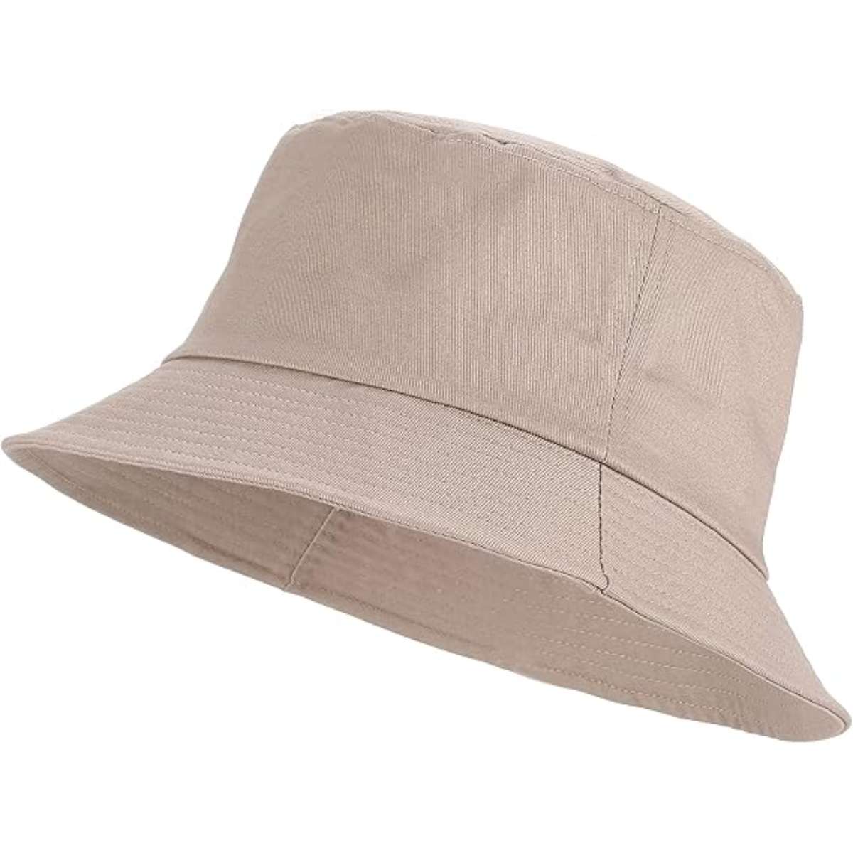 Umeepar Unisex Cotton Packable Bucket Hat Sun Hat Plain Colors for Men Women