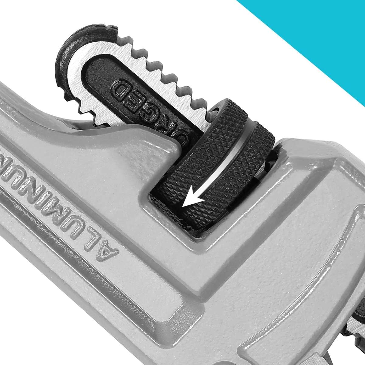 DURATECH 14 Inch Heavy Duty Aluminum Straight Tube Wrench