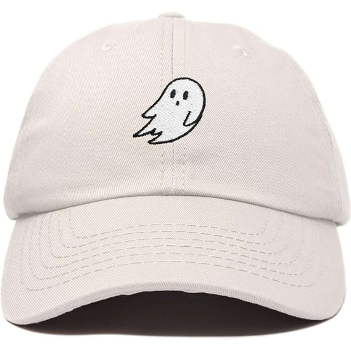 DALIX Ghost Embroidery Dad Hat Baseball Cap Cute Halloween