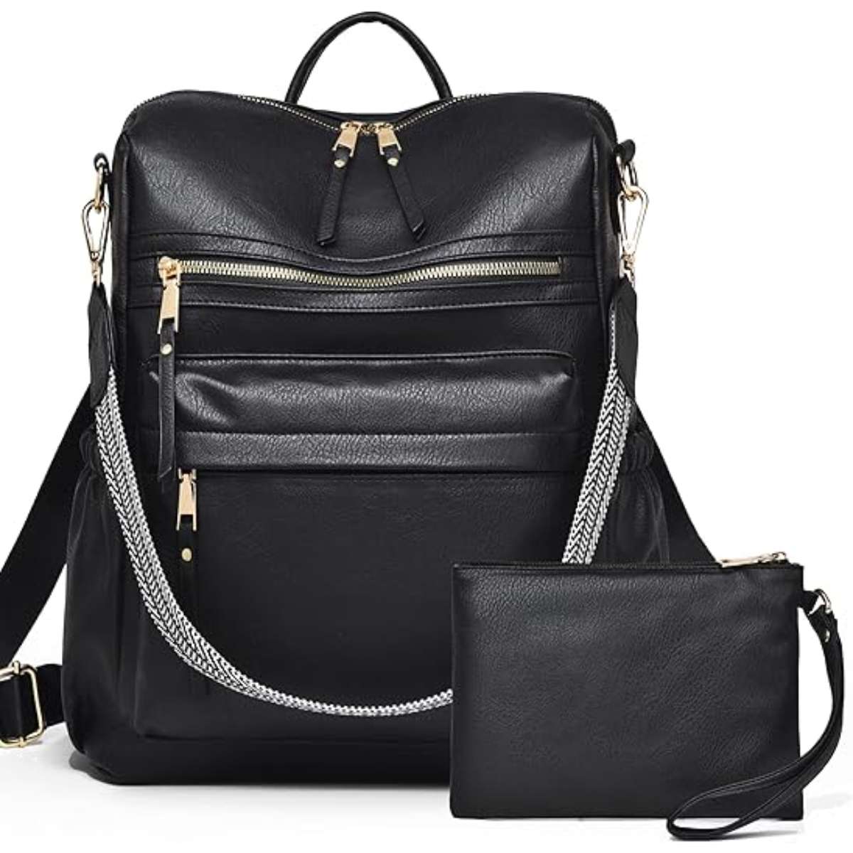 Dora & Liz Women's Backpack Wallet Stylish Leather