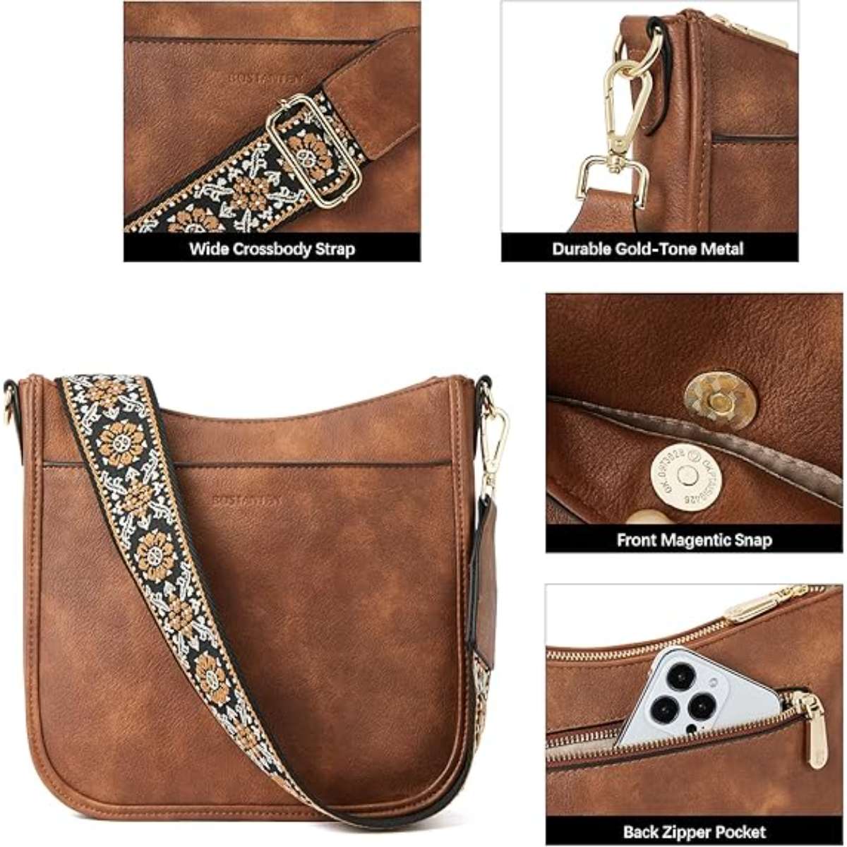 Bosstenn women's crossbody bag fashion handbag