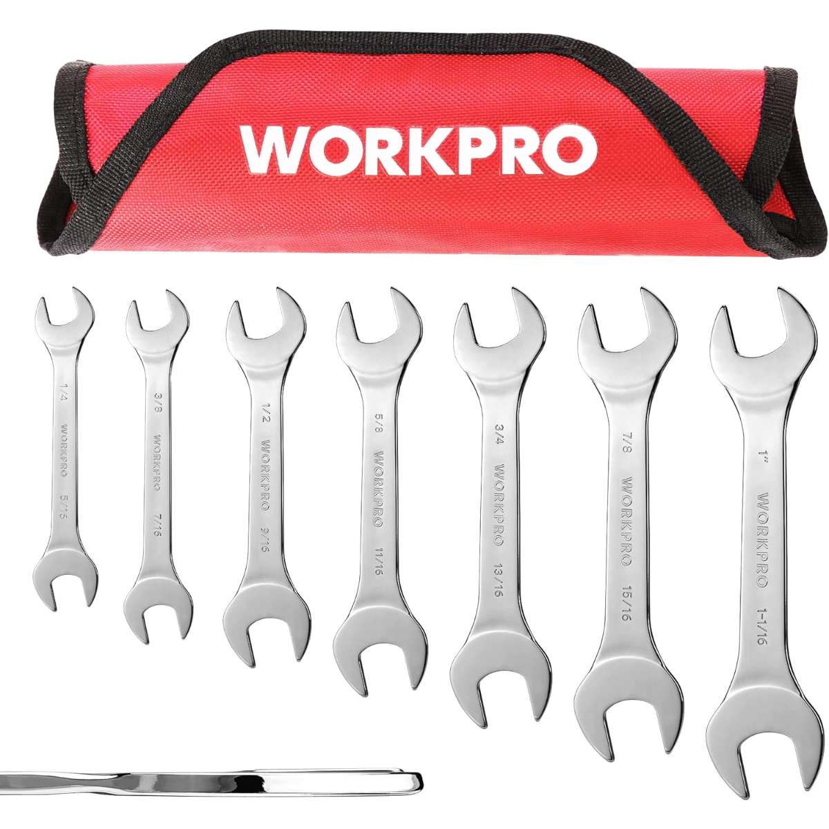 Walker Procet Slim Open End Wrench Roll-Up Kit
