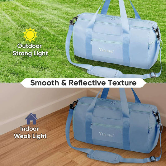 Barlen Women's & Men's Gym Duffle Bags (Azure)