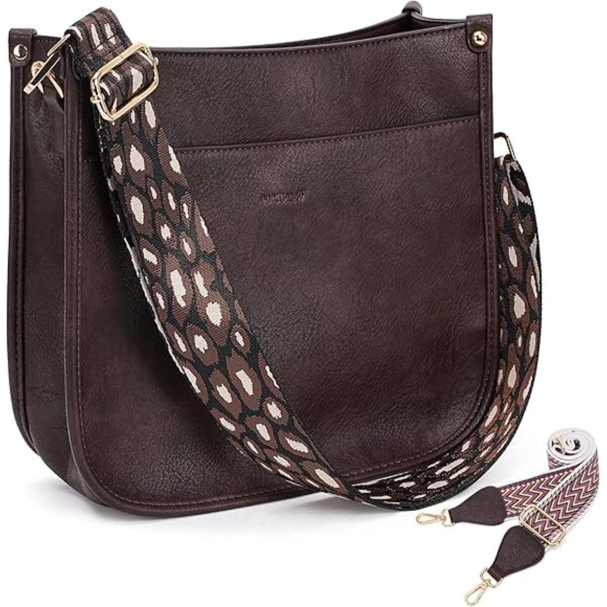 HKCLUF Women's Crossbody Bag Vegan Leather Tote