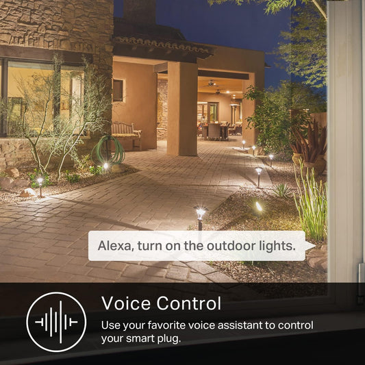 Kasa Outdoor Smart Plug, Black